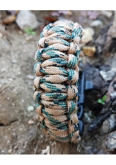 Magnezyumlu Paracord Bileklik Çok Renkli