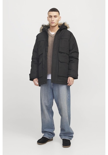 Jjstar Parka Jacket Siyah12256892 Cok Renklı