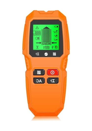 Besthome1 5'li Tarama Fonksiyonlu Duvar Tarayıcı - Ahşap, Metal, Kablo Tespiti İçin Hd Lcd Ekranlı