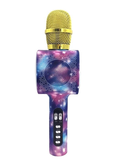 Doppler Stardust Karaoke Mikrofonu Ses Değiştirme Özellikli Işıklı