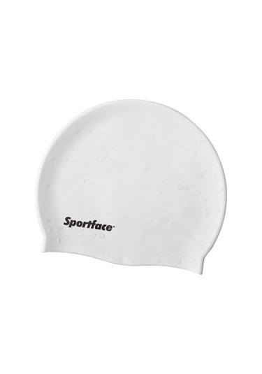 Sf-036 Silikon Yetişkin Havuz Bonesi Std / Beyaz Çok Renkli