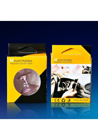 Yuntech01 3'lü Paket Manyetik Araç Telefon Tutucusu, Siyah Metal Plaka Ve Güçlü Yapıştırıcı İle Sağlam Tutuş, El-işsiz Sürücü İçin Siyah