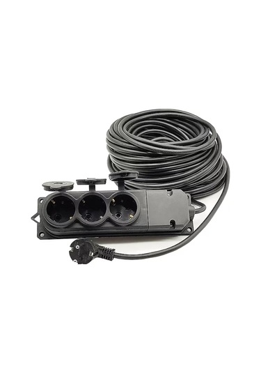 Topart 01558 20 Metre Grup Prizli Uzatma 3x2,5 Kablo