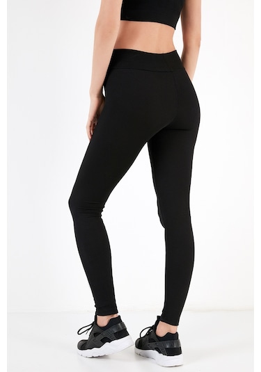 Lela Esnek Slim Fit Toparlayıcı Yüksek Bel Bayan Tayt 5865552 Siyah Lela Esnek Slim Fit Toparlayıcı Yüksek Bel Bayan Tayt 5865552 Siyah