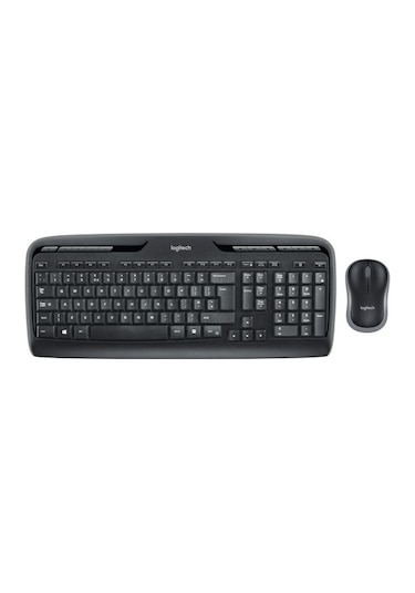 Logitech MK330 Multimedya Kablosuz Q Klavye Mouse Set ( Distribütör Garantili)