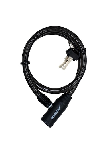 Master 500940 Anahtarlı Bisiklet Kilidi 10mm X 65cm Çok Renkli