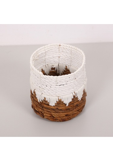 Didim Doğal Abaka 15x16 Cm Saksılık & Saklama Düzenleme Beyaz