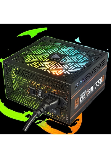 Gamdıas Kratos M1-750b, 750w, 80+ Bronze, Aktif Pfc, Rgb, Gamıng, Atx, Power Supply Psu