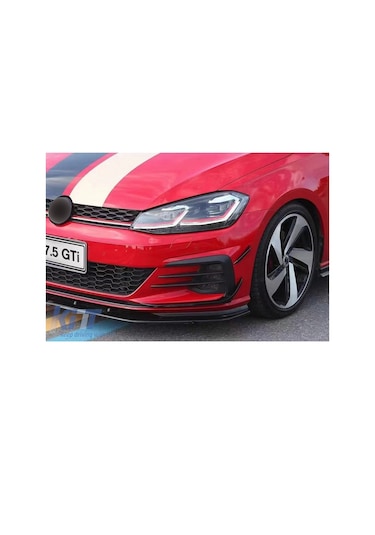 Vw Golf 7.5 Gtı Uyumlu Ön Tampon Çıtası Pianoblack
