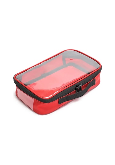 Açık Seyahat Taşınabilir Tıbbi Saklama Çantası Büyük Kapasiteli Oxford Ev İlaç Hap İlk Yardım Kiti Tıbbi Acil Durum Uyarı Kitleri Torba Koyu Gri