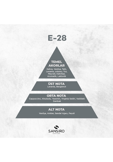 Sansiro E-28 Woody Erkek Parfüm EDP 50 ML