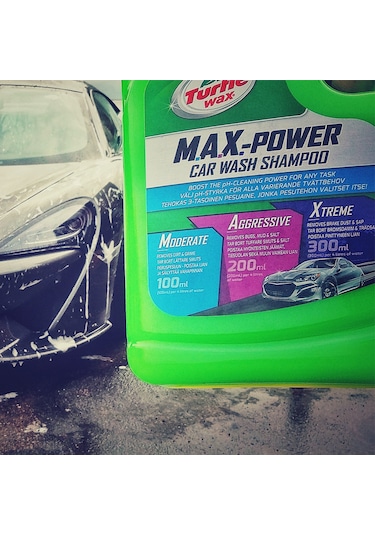 Turtle Wax Max-Power Süper Konsantre Oto Yıkama Şampuanı 4 Lt