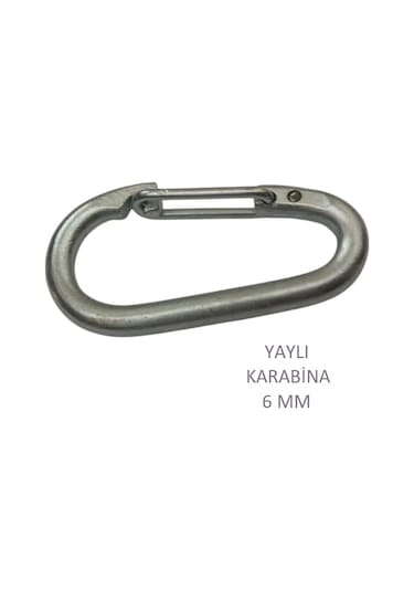 Karabina, Yaylı, 6 Mm, Askı, Çengel, Kanca, Anahtarlık
