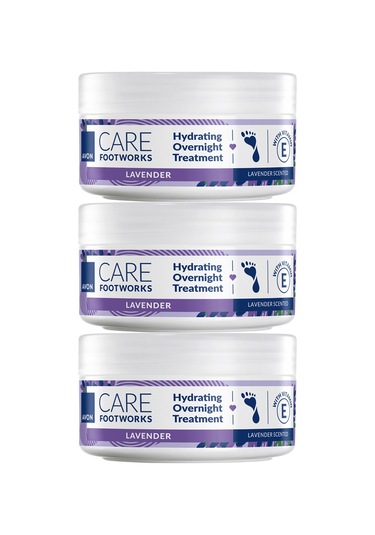 Footworks Lavanta Özlü Gece Uygulanan Bakım Kremi 150ml Üçlü Paket