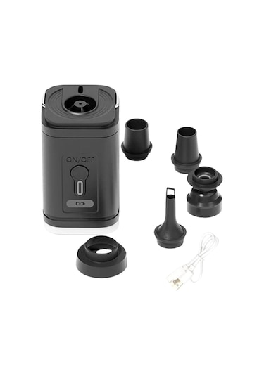 Suntek Şişme Minderler Için Elektrikli Hava Pompası Hava Siyah