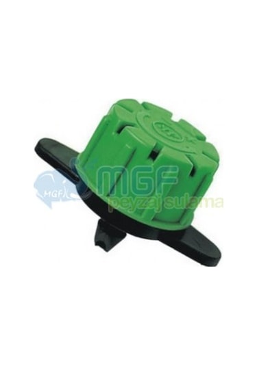 Yeşil Debi Ayarlı Hat Üstü Damlama Sulama Damlatıcı Meme