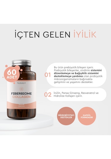 Next-Microbiome Fiberbiome-Collagen 60 Kapsül