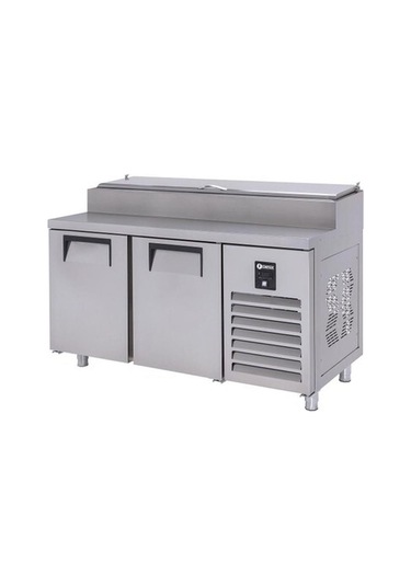 Iceinox Make Up Buzdolabı 330 Lt 430 Çelik Kaliteli 2 Kapılı Kısa