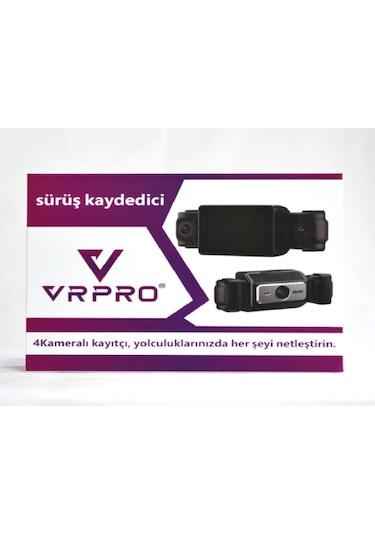 Araç İçi Yol Kayıt Kamerası 4 Kameralı Wifi Bağlantılı Hd