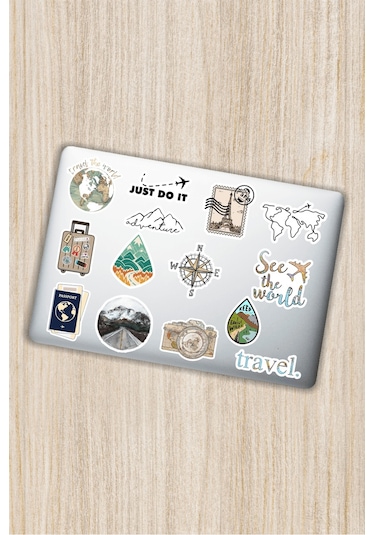 Art Sanat Dekoratif Laptop Notebook Tablet Telefon Sticker Set 16