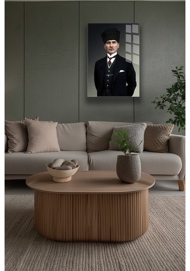 Atatürk Dekorasyon Cam Tablo