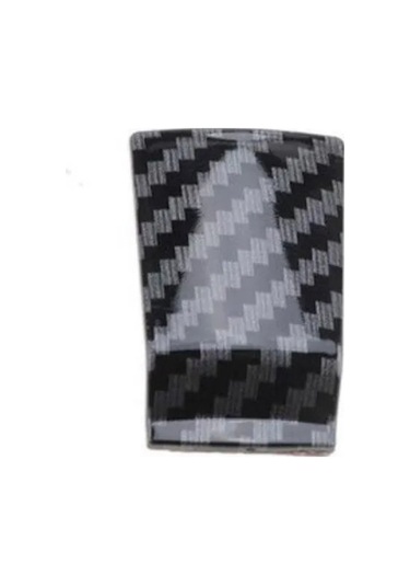 Civic Fc5 Fk7 İçin Uyumlu Karbon Desenli Vites Topuzu Tam Kaplama 2016-2021 Tam Set Karbon - Siyah