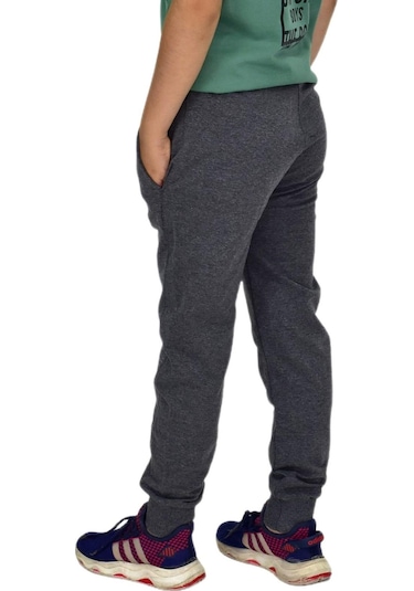 Çocuk Eşofman Altı Paça Manşetli Kız Erkek Bgl-st04726 Füme