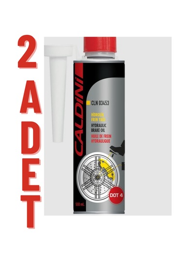 Caldini Dot4 Hidrolik Fren Yağı 500 Ml X 2 Adet