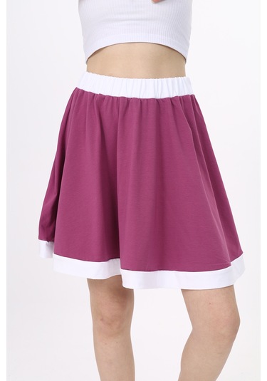 Toontoy Kız Çocuk Etek Mürdüm