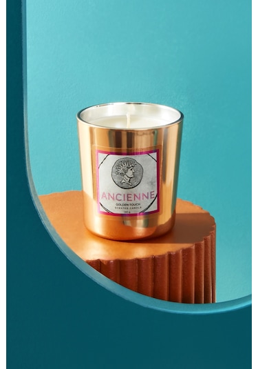 Karaca Home Pop Art Koleksiyonu Ancienne Golden Touch Kokulu Mum Turuncu