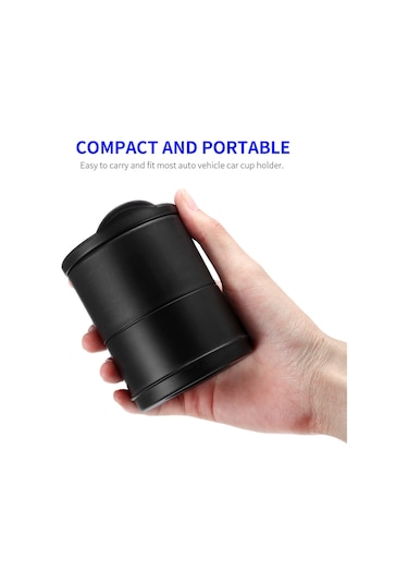 Araç İçi Işıklı Küllük Işıklı Kapaklı Araba Küllüğü Oto Küllük