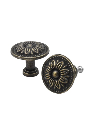 Retro Dolap Kulpları, Pas Korumalı Çinko Alaşımlı Antik Dolap Kulpları, Çeşitli Mobilyalara Kolay Montaj İçin 10'lu Set