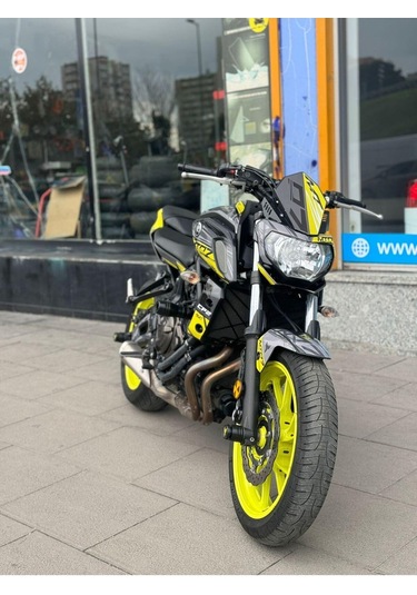 Mt 07 Neon Yeşil 2018 - 2019 Full Sticker Kit Set Çok Renkli