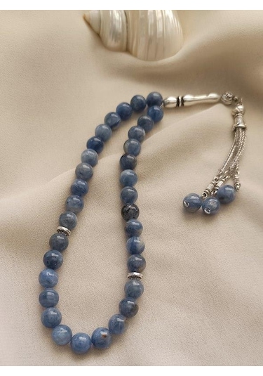 Tesbih 33 Lü 08 Mm Doğal Taş Kyanit Aaa Kalite Tesbih