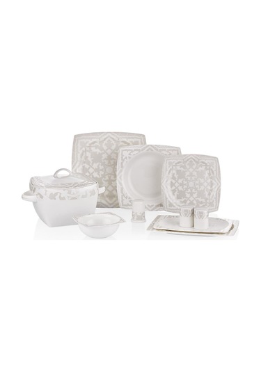 Neva N2830 Bitter Aşikar 60 Parça Premium Yemek Takımı