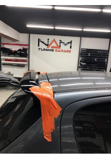 Peugeot 206 Spoyler Spoiler Parlak Siyah Boyalı