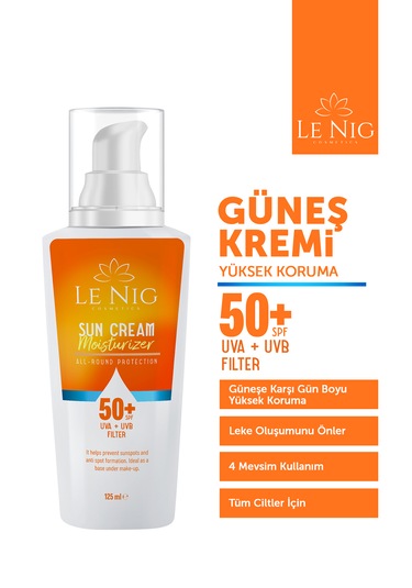 Le Nig Yüksek Koruyucu Güneş Kremi SPF50+ 125 ML