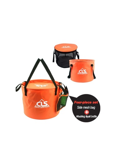 Outdoor 30l 4 In 1 Pvc Katlanır Çift Balıkçı Sepeti