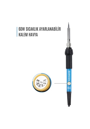 Solinpatech Ayarlanabilir Havya Lehim Makinesi 60 W