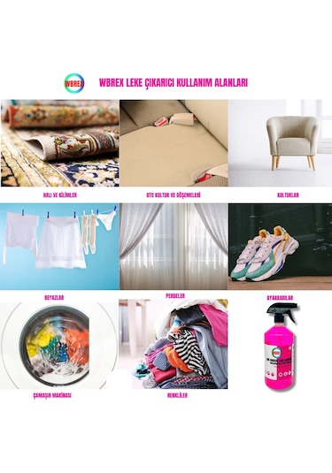 Wbrex Çok Amaçlı Leke Çıkarıcı Sprey 1 L