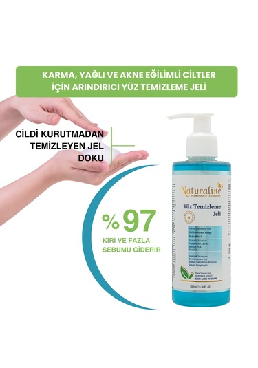 Naturaline Yüz Temizleme Jeli 200 ML
