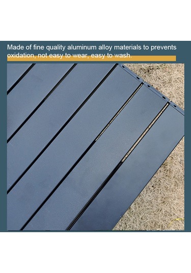 Xindoker Alüminyum Siyah Çekirdekli Çıkabilir Masa - Çadır, Piknik, Barbekü İçin Taşınabilir Ve Kolay Kurulum Çok Renkli