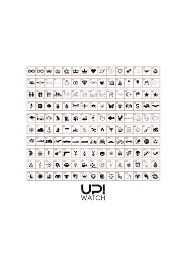 Upwatch İsim Yazılabilir Edge Mini Black Kadın Kol Saati