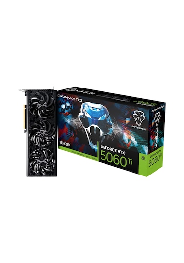 Gainward RTX 5060 TI Python III NE7506T019T1-GB2061T 128 Bit GDDR7 16 GB Ekran Kartı