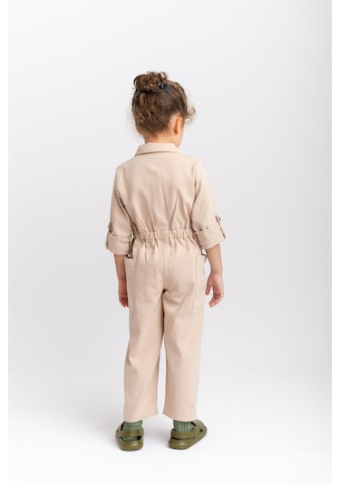 Cigit Gabardin Tulum 2-7 Yaş Bej Bej