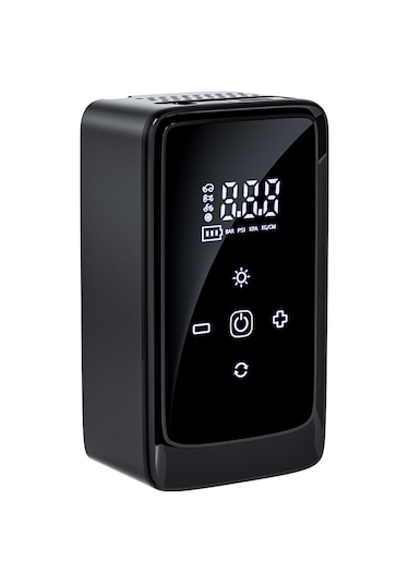 Padalink Kablosuz Araç Hava Pompa 140 Psı 3900mah Pil İle Dijital Manometre, Araba-motosiklet-bisiklet İçin Siyah, Hızlı Şarj Ve Akıllı Kontrol