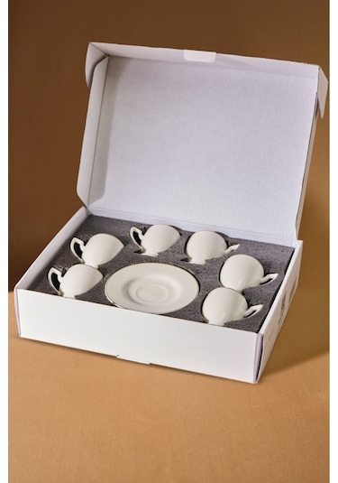 Karaca  Boyoz 6 Kişilik Kahve Fincan Takımı 85 ml