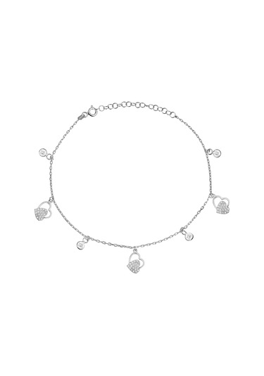 Argentum Concept - Kalpli Gümüş Halhal - H005301 Gümüş