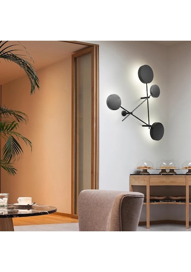 Simaavize Utra Modern Led Aplik Siyah