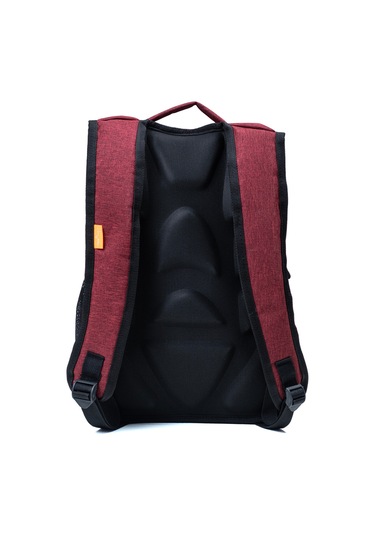 Çok Gözlü Ergonomik Sırt Çantası Su İtici Unisex Okul, Günlük Ve Seyahat Çantası Kırmızı Kırmızı